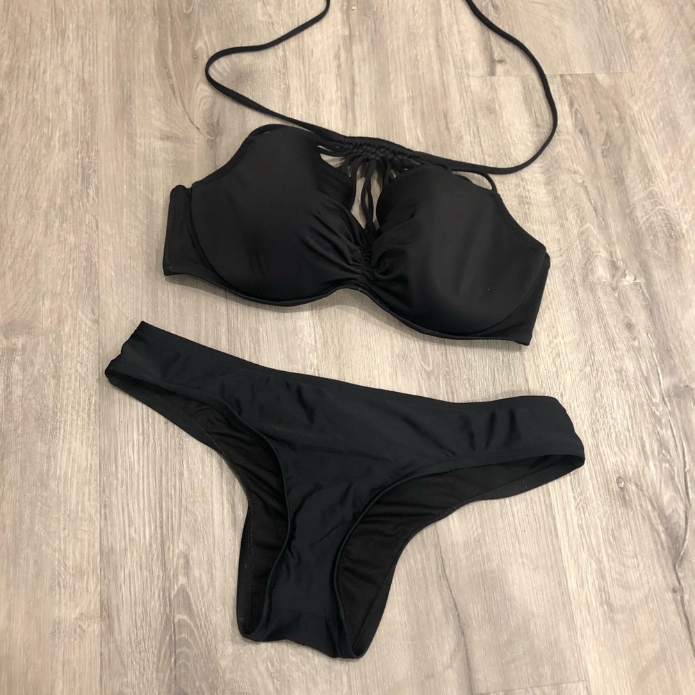 Target brand black swimsuit